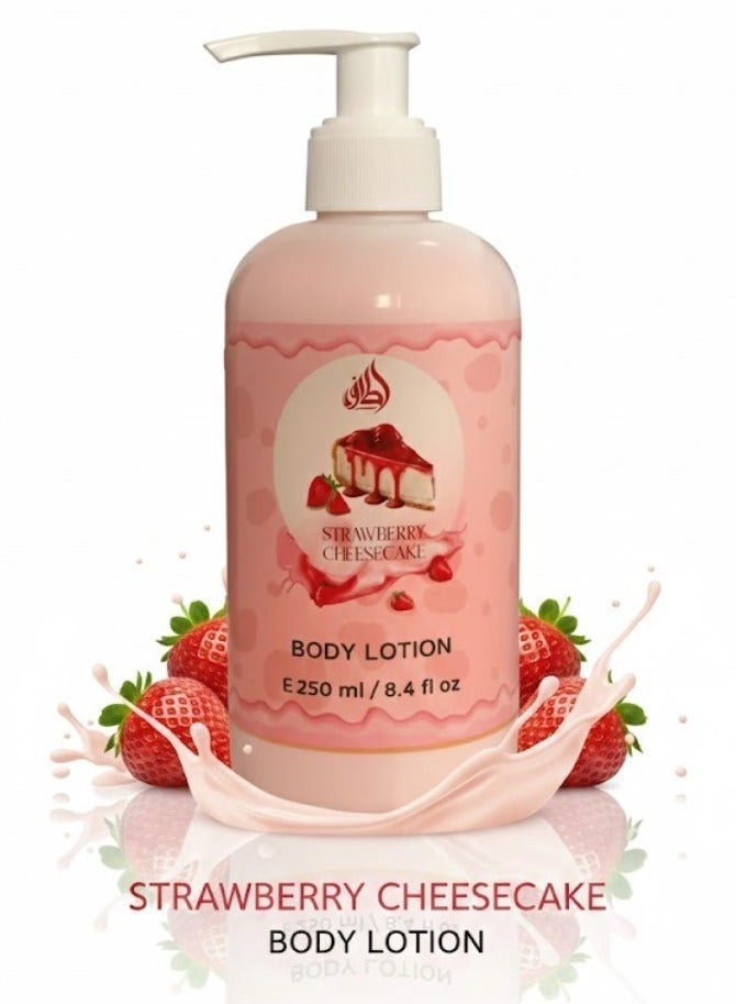 لطافة بادي لوشن بنكهة الفراولة تشيز كيك  250مل - Image 2